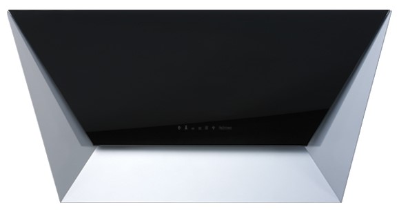 Вытяжка Falmec Design+ PRISMA 85 inox vetro nero (800) фото 1 в Ростове-на-Дону