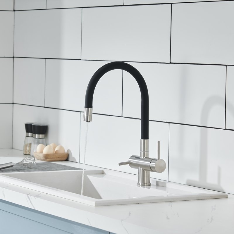 Смеситель Emar ЕС - 3015 satin фото 2 в Ростове-на-Дону