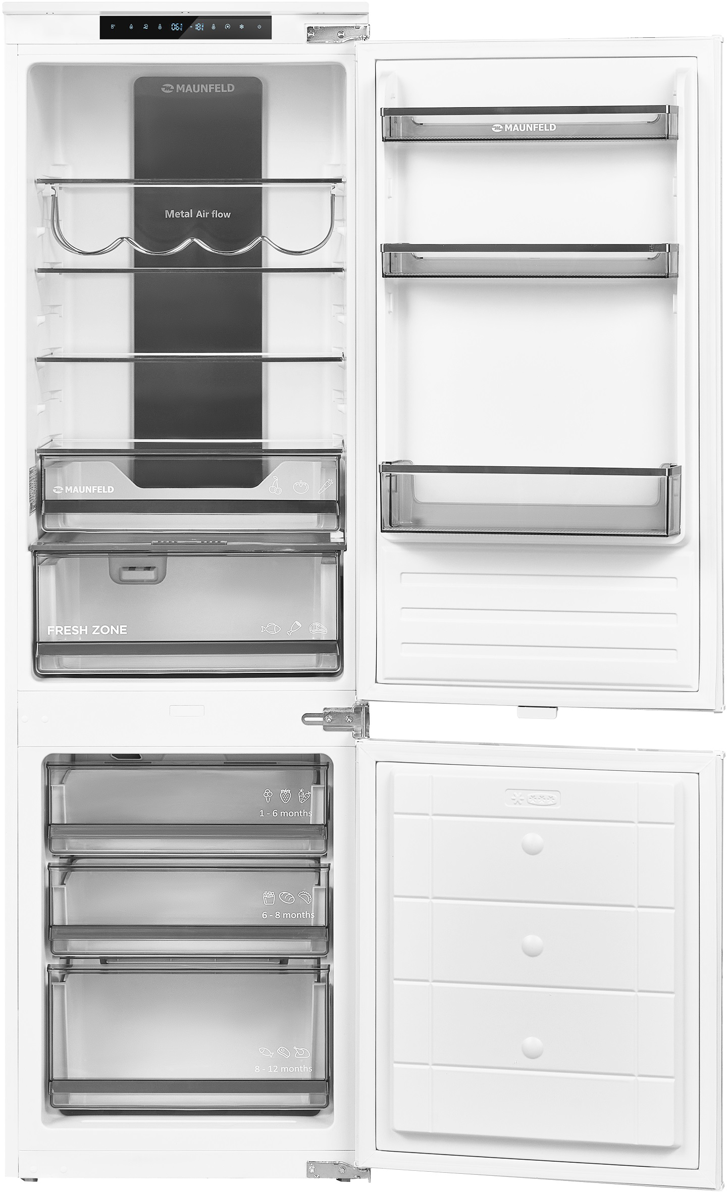 Холодильник MAUNFELD MBF17754NFWHGR LUX Inverter фото 2 в Ростове-на-Дону Холодильник MAUNFELD MBF17754NFWHGR LUX Inverter фото 2 в Ростове-на-Дону