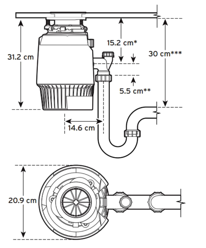 Измельчитель InSinkErator E1000EC-2 A/S фото 5 в Ростове-на-Дону