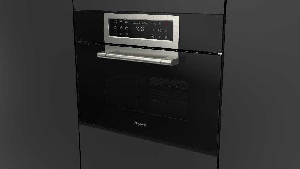 Компактный духовой шкаф с функцией СВЧ Fulgor Milano FCLCMO 4510 TEM BK фото 2 в Ростове-на-Дону