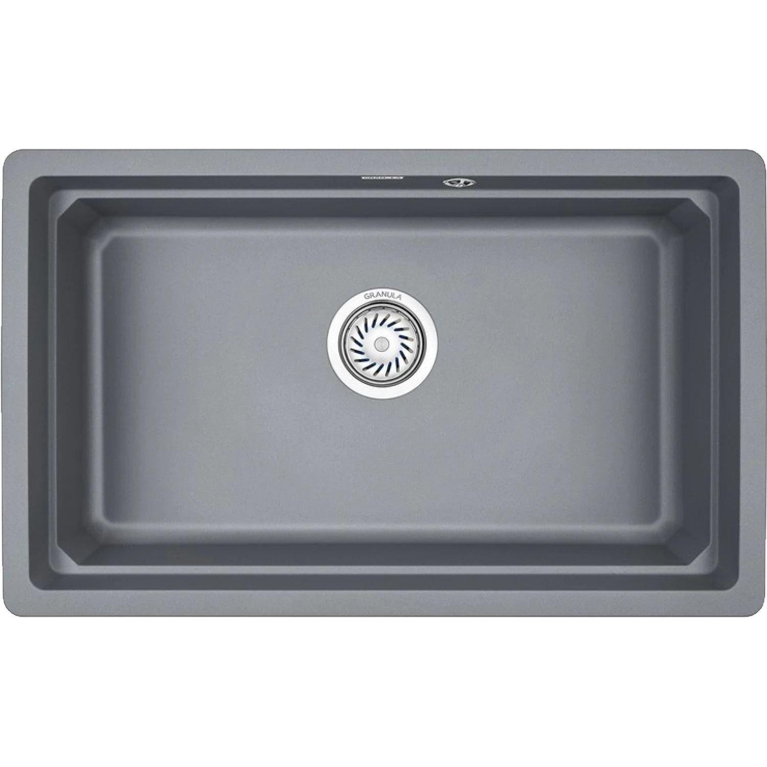 Мойка GRANULA Kitchen Space 7303U, АЛЮМИНИУМ фото 1 в Ростове-на-Дону