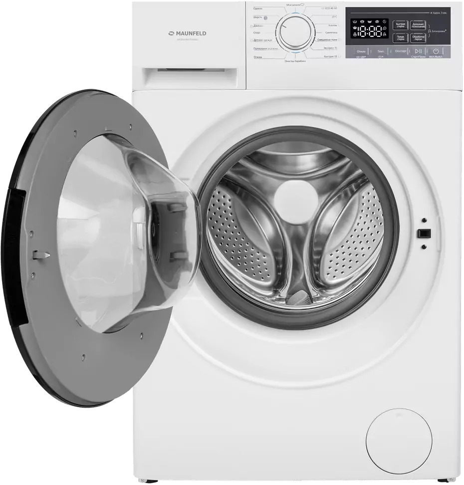 Стиральная машина c инвертором и паром MAUNFELD MFWM148STWH02 фото 2 в Ростове-на-Дону Стиральная машина c инвертором и паром MAUNFELD MFWM148STWH02 фото 2 в Ростове-на-Дону