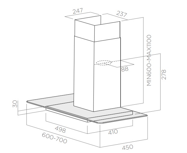 Вытяжка Elica FLAT GLASS IX/A/60 фото 6 в Ростове-на-Дону
