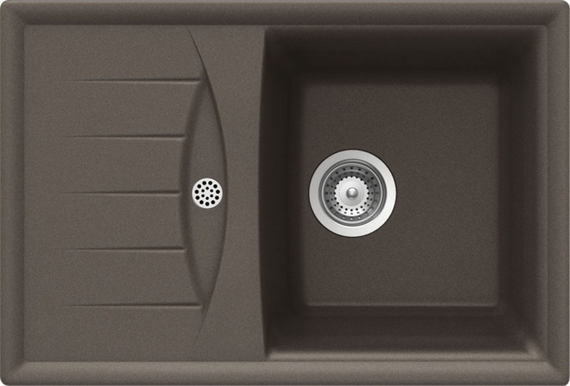 Мойка SCHOCK  Genius 45D Small  Cristalite мокка фото 1 в Ростове-на-Дону