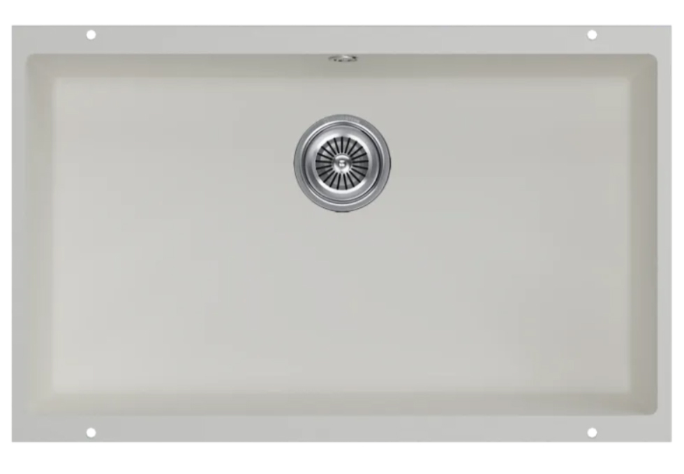 Мойка кухонная KUCHENSTERN UNDER 80 103VA10 Ваниль фото 1 в Ростове-на-Дону