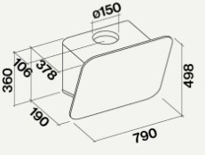 Вытяжка Falmec Tab 80 White фото 2 в Ростове-на-Дону Вытяжка Falmec Tab 80 White фото 2 в Ростове-на-Дону