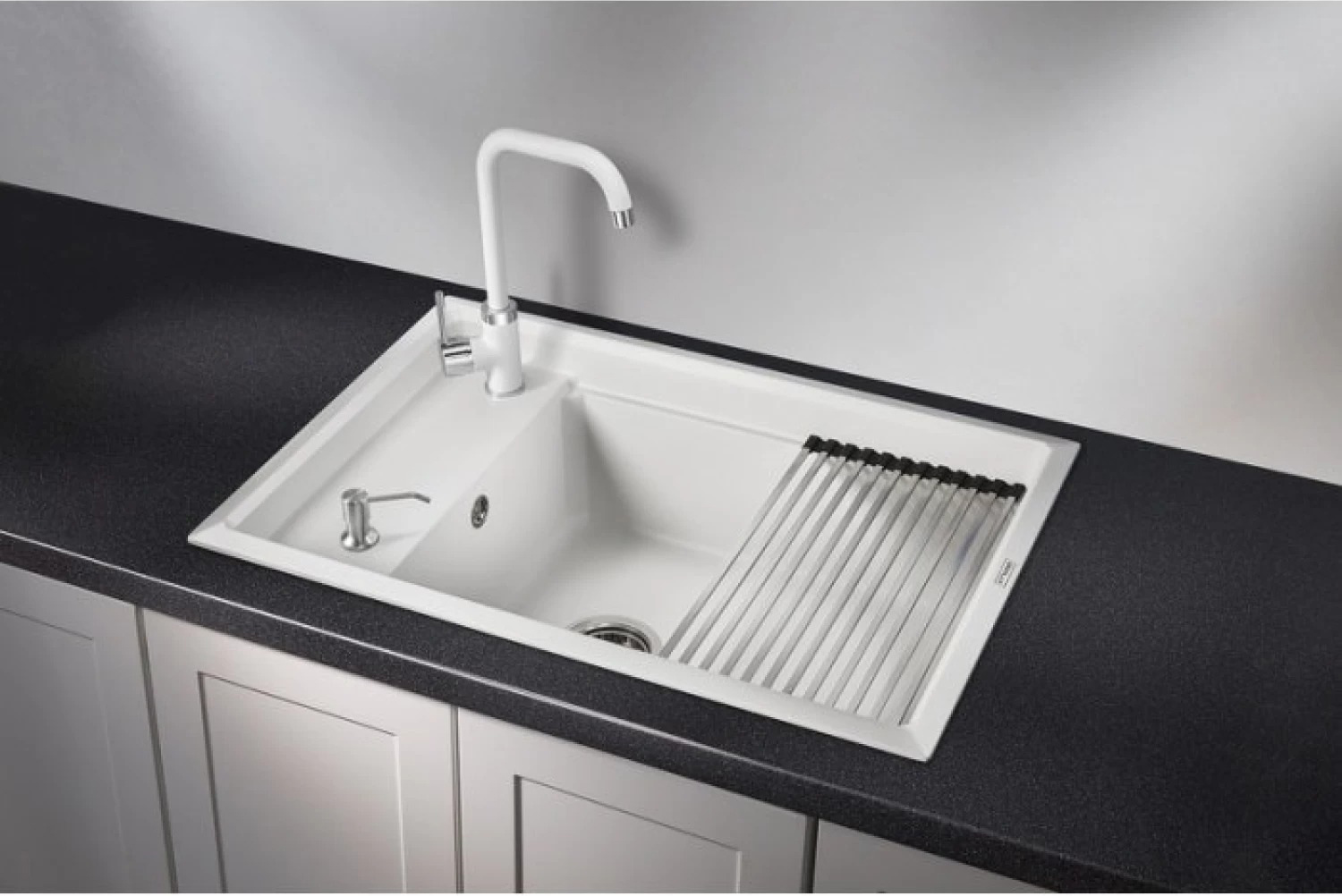 Мойка GRANULA Kitchen Space 7305, АРКТИК фото 5 в Ростове-на-Дону