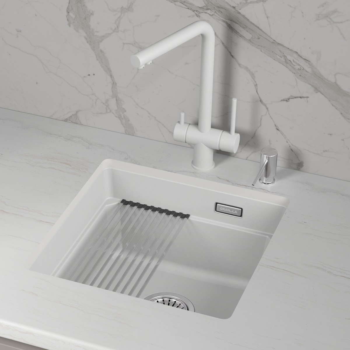 Мойка GRANULA Kitchen Space 4501iU, АРКТИК фото 3 в Ростове-на-Дону