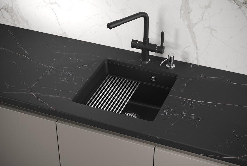 Мойка GRANULA Kitchen Space 4501U, ЧЁРНЫЙ фото 3 в Ростове-на-Дону