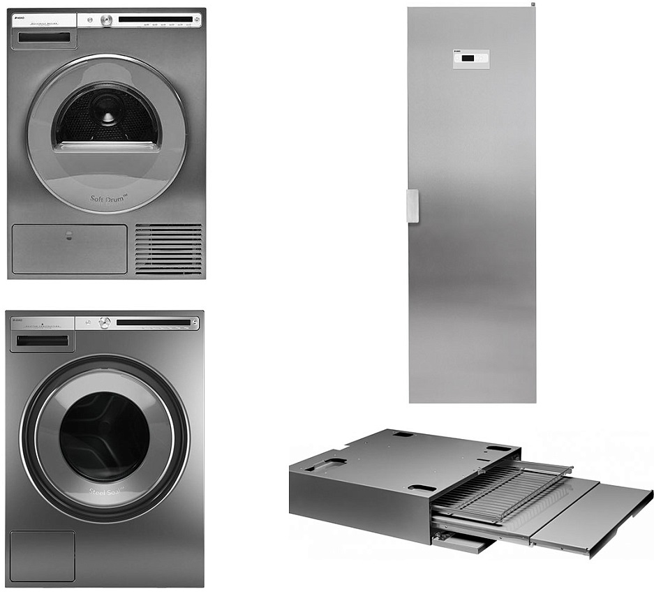 Asko Logic 22 (стиральная машина W4086C.T/3 + сушильная машина T408HD.T.P + сушильный шкаф DC7784 V.S + выдвижная полка HDB1153T) фото 1 в Ростове-на-Дону