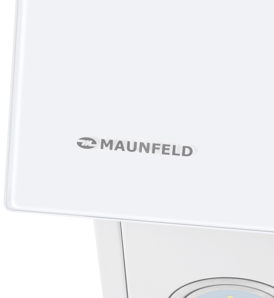 Вытяжка Maunfeld MEDWAY 60 Glass White/Stripe Inox фото 10 в Ростове-на-Дону