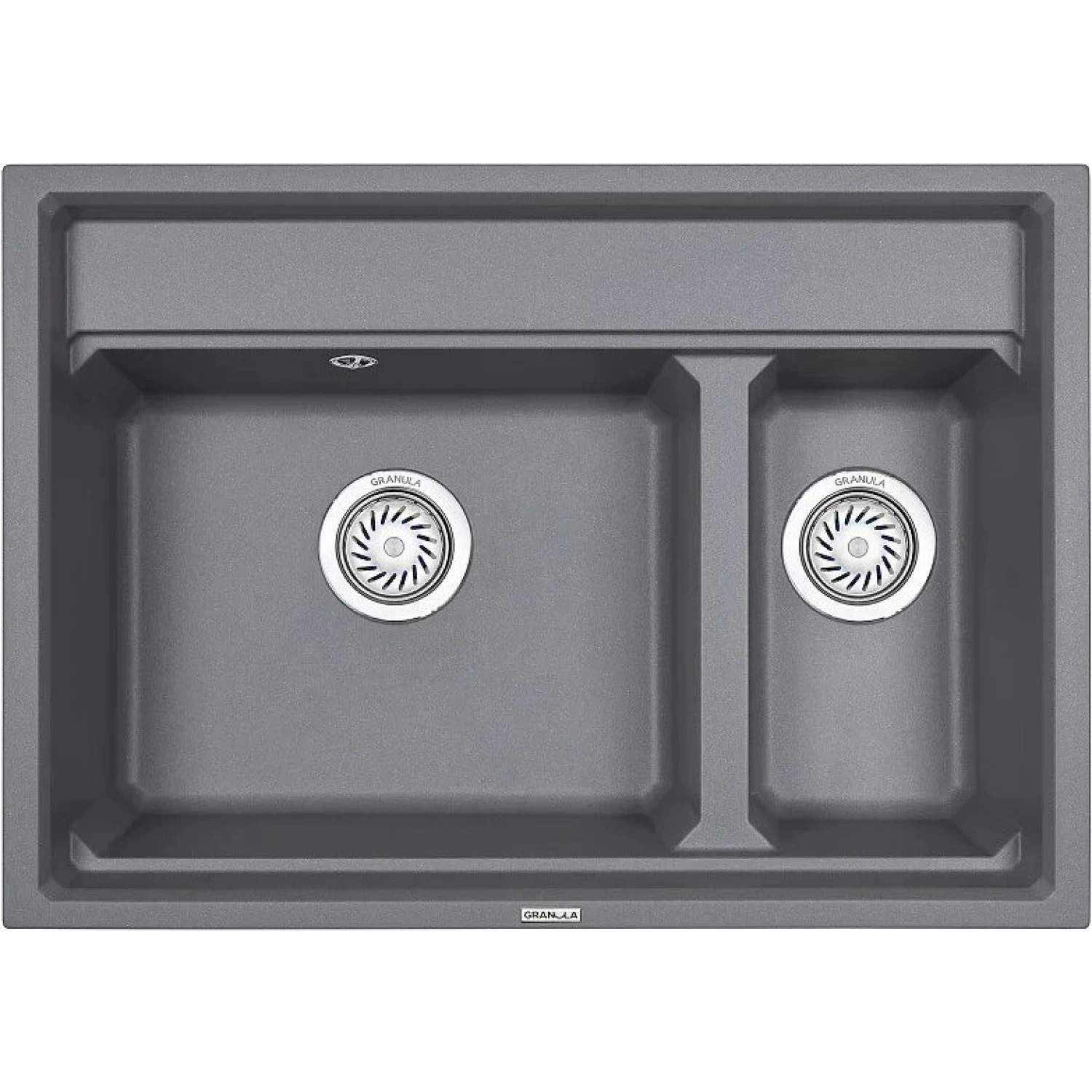 Мойка GRANULA Kitchen Space 7302, АЛЮМИНИУМ фото 1 в Ростове-на-Дону