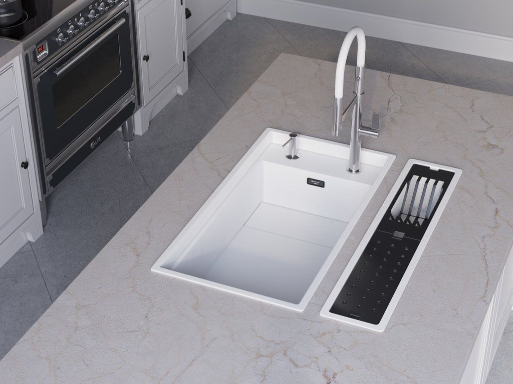 Мойка Kinaru PRO 86-U/I-WH Artceramic/белый(арт.4997026) фото 2 в Ростове-на-Дону Мойка Kinaru PRO 86-U/I-WH Artceramic/белый(арт.4997026) фото 2 в Ростове-на-Дону