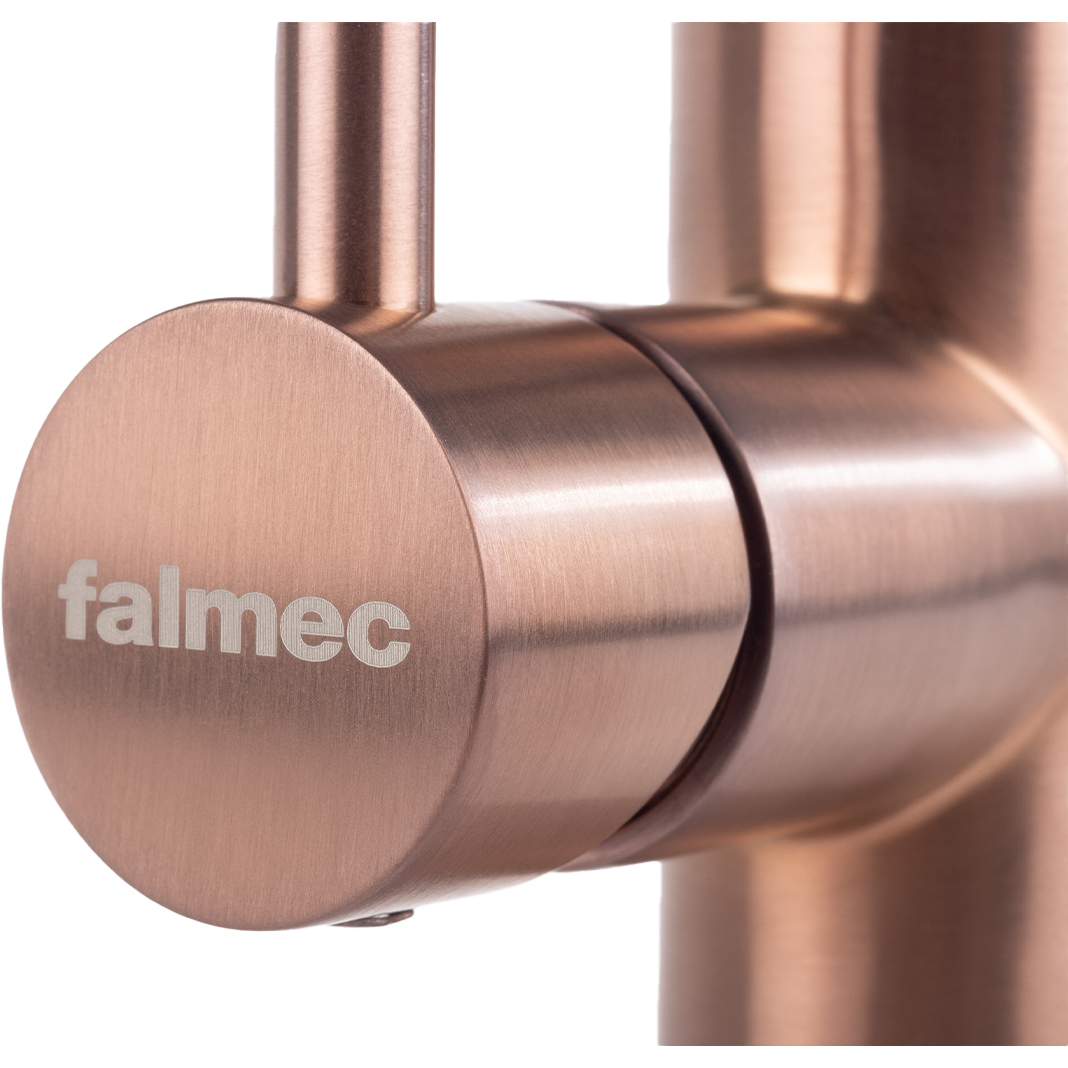 Смеситель Falmec TREVI ROUND PVD COPPER (однорычажный, PVD медь) фото 2 в Ростове-на-Дону