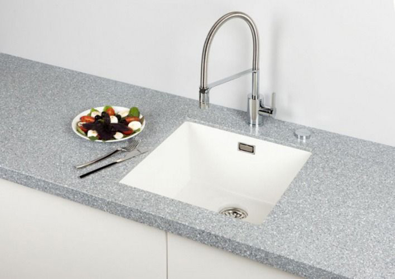 Мойка SCHOCK Brooklyn 50  Cristalite неро (подстольный монтаж) фото 2 в Ростове-на-Дону