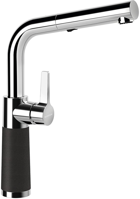 Смеситель Schock SC-540-D, Cristalite хром/оникс в Ростове-на-Дону