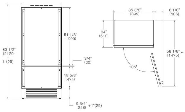 Встраиваемый холодильник Bertazzoni REF905BBRPTT фото 6 в Ростове-на-Дону Встраиваемый холодильник Bertazzoni REF905BBRPTT фото 6 в Ростове-на-Дону