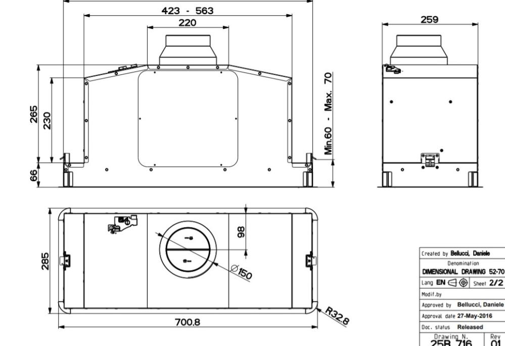 Вытяжка Faber IN-LIGHT EV8P WH MATT A70 фото 5 в Ростове-на-Дону