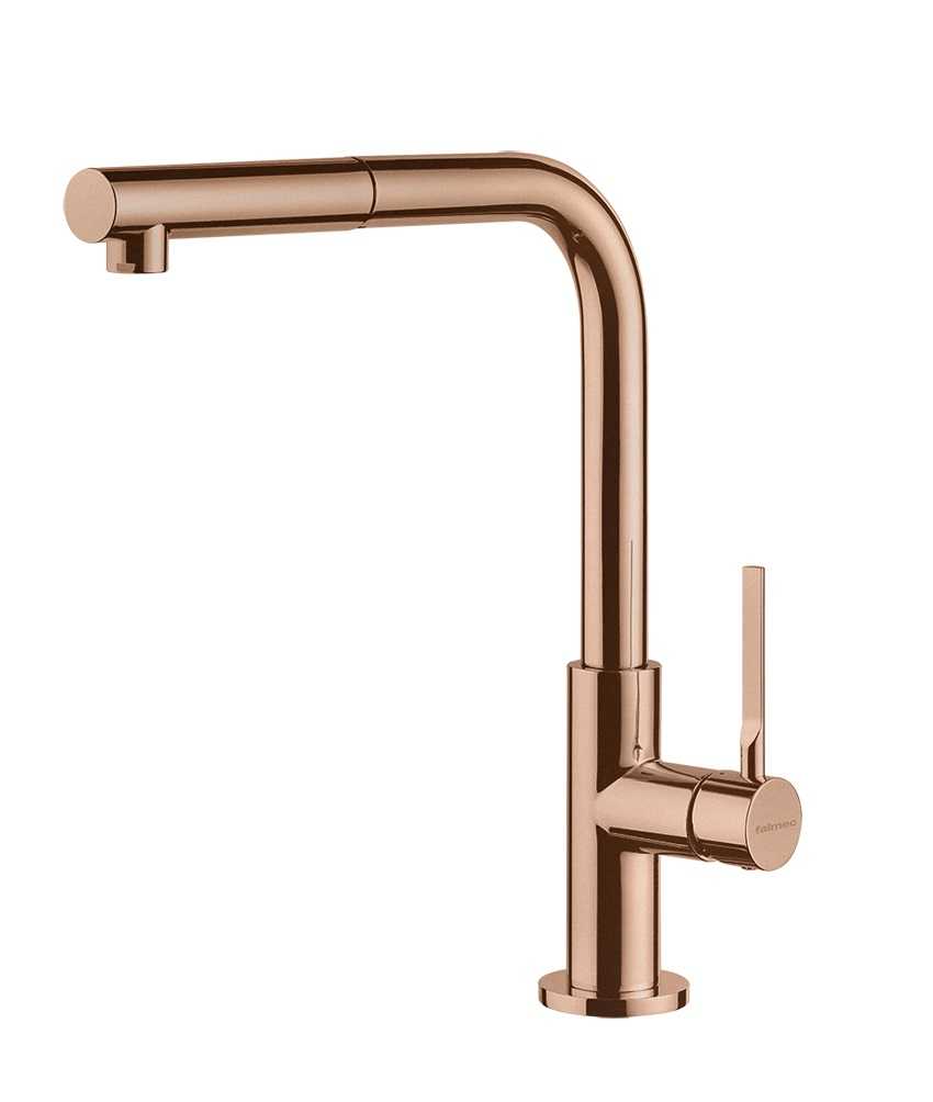 Смеситель Falmec TREVI CORNER MTRC.00#PQF/PVD BRUSHED COPPER BRONZE/ фото 1 в Ростове-на-Дону