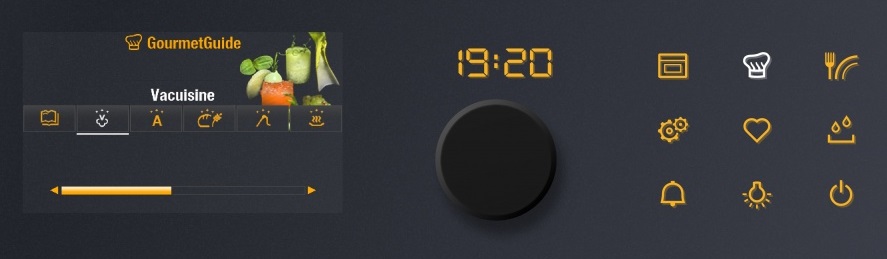 Паровая печь V-ZUG Combi-Steam XSL CSTXSLZ60g Black glass фото 3 в Ростове-на-Дону