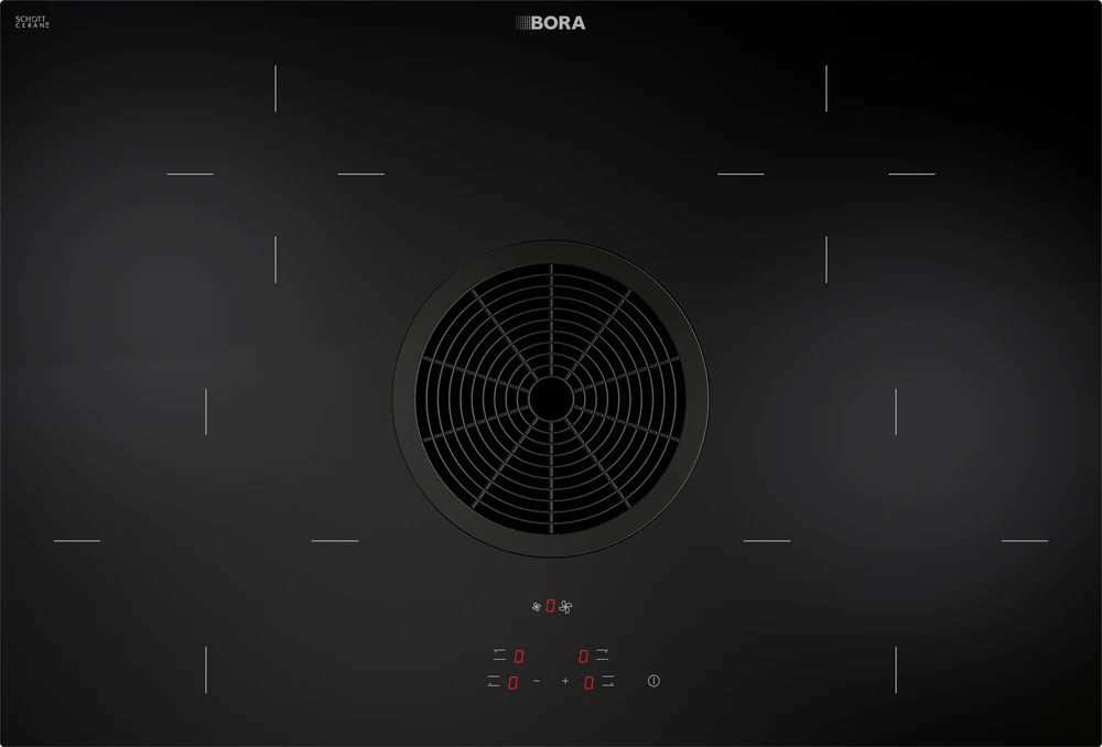 Cтеклокерамическая варочная панель BORA BHA Hyper (гипермощность) с встроенной вытяжкой – отвод воздуха фото 1 в Ростове-на-Дону