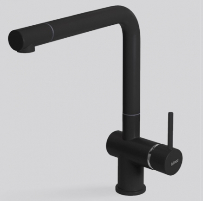 Смеситель Falmec ISEO CORNER BLACK (однорычажный, чёрный) в Ростове-на-Дону