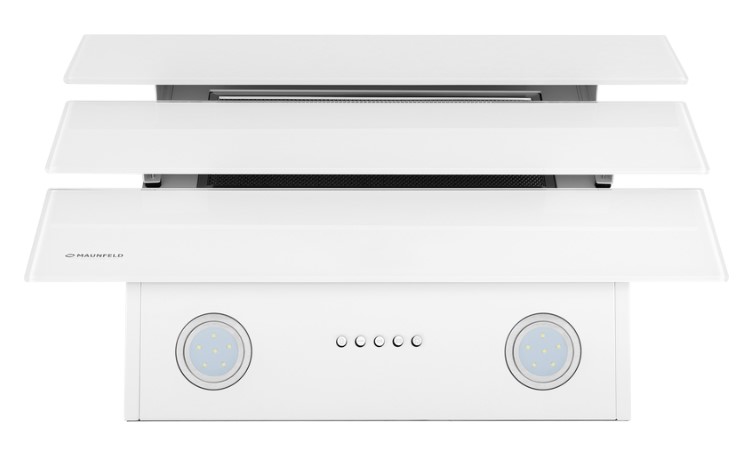 Вытяжка Maunfeld CASCADA PUSH 50 Glass White фото 2 в Ростове-на-Дону