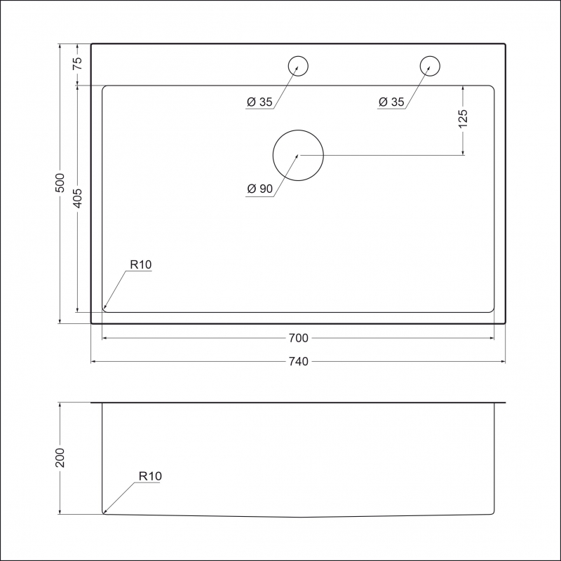 Мойка Emar EMB-125A PVD Nano Dark фото 2 в Ростове-на-Дону