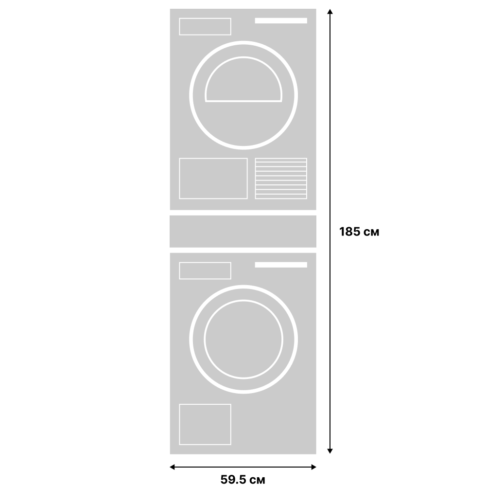 Asko Logic 8 (стиральная машина W4086C.T/3 + сушильная машина T408HD.T.P + гладильная доска HI1153T) фото 2 в Ростове-на-Дону