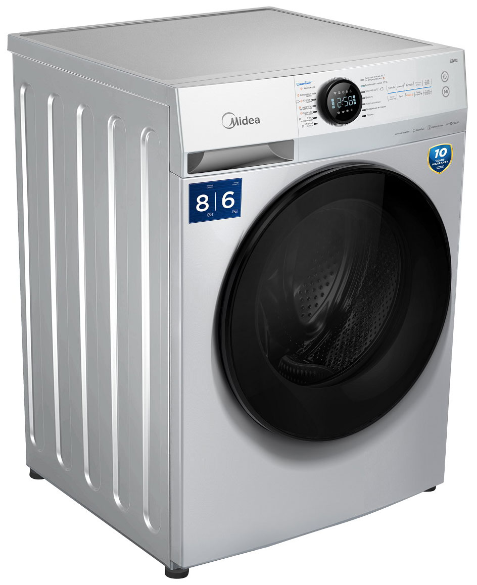 Стиральная машина с сушкой Midea MF200D80WBS/W-RU фото 2 в Ростове-на-Дону