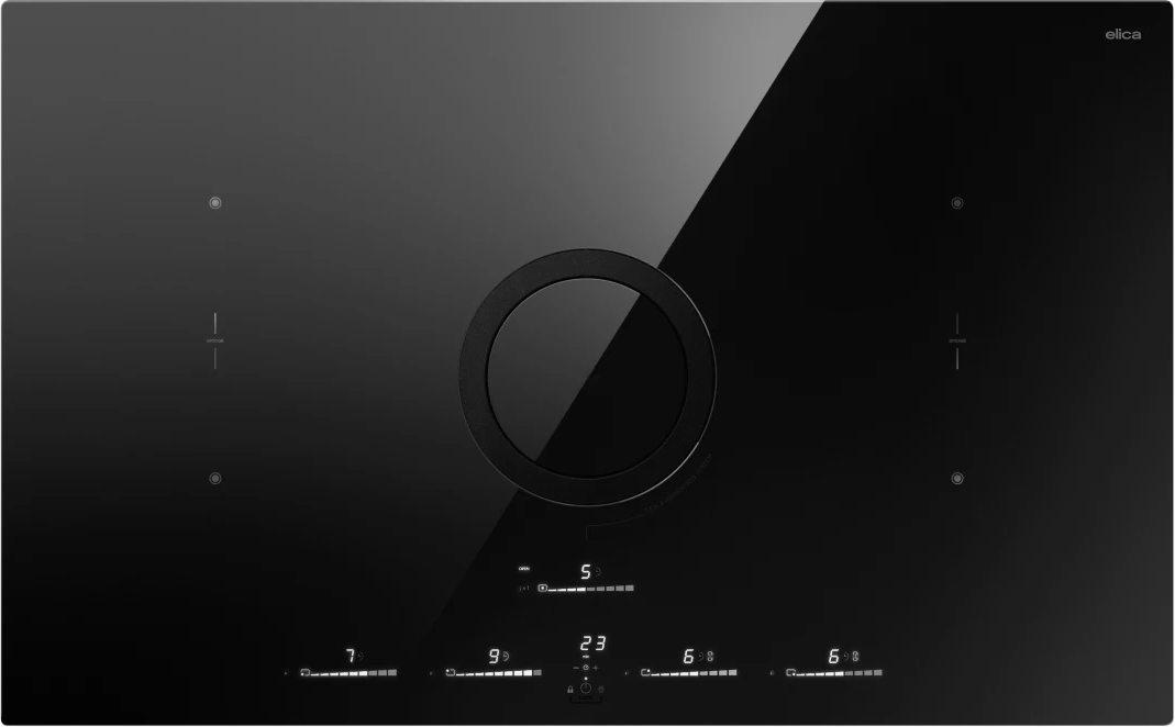 Индукционная стеклокерамич. панель с вытяжкой Elica NIKOLATESLA SWITCH GLOW EVO BL/A/83 фото 1 в Ростове-на-Дону