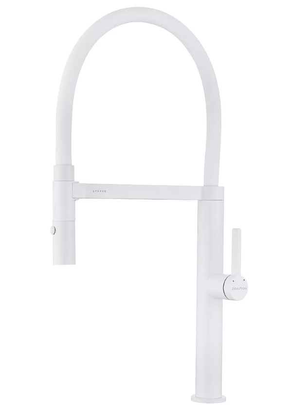 Смеситель Paulmark LEADER Le214101-WH белый матовый фото 1 в Ростове-на-Дону Смеситель Paulmark LEADER Le214101-WH белый матовый фото 1 в Ростове-на-Дону