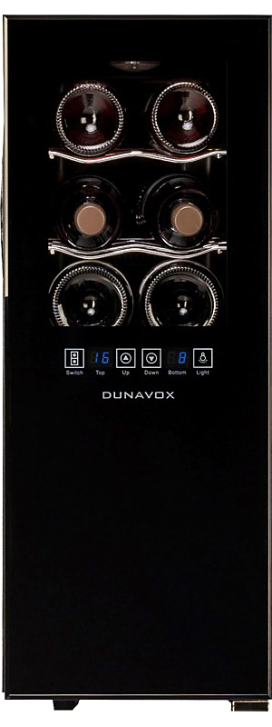 Винный шкаф Dunavox DAT-12.33DC фото 1 в Ростове-на-Дону Винный шкаф Dunavox DAT-12.33DC фото 1 в Ростове-на-Дону