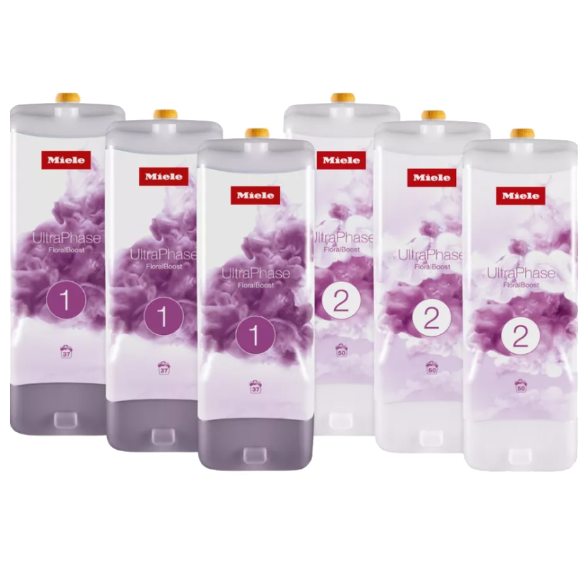 Жидкие моющие средства для стирки Miele UltraPhase FloralBoost 1+2, 3 пары в коробке фото 1 в Ростове-на-Дону