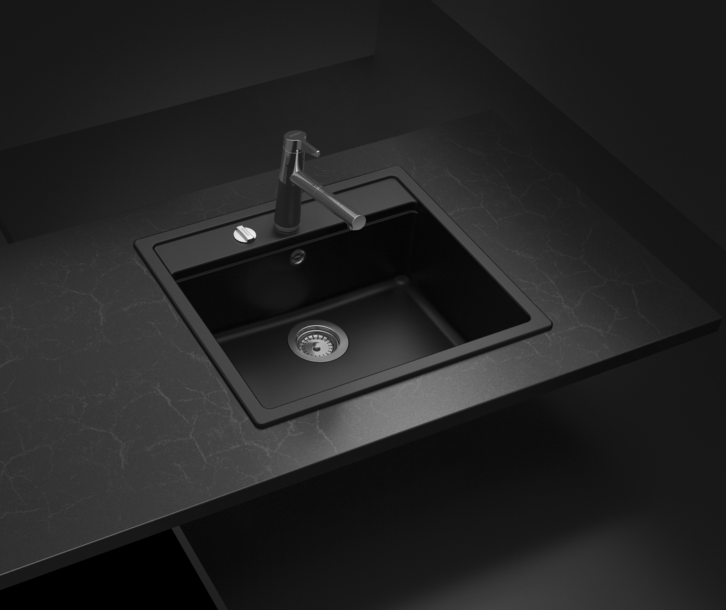 Мойка SCHOCK  Nemo 60  Cristalite неро фото 2 в Ростове-на-Дону
