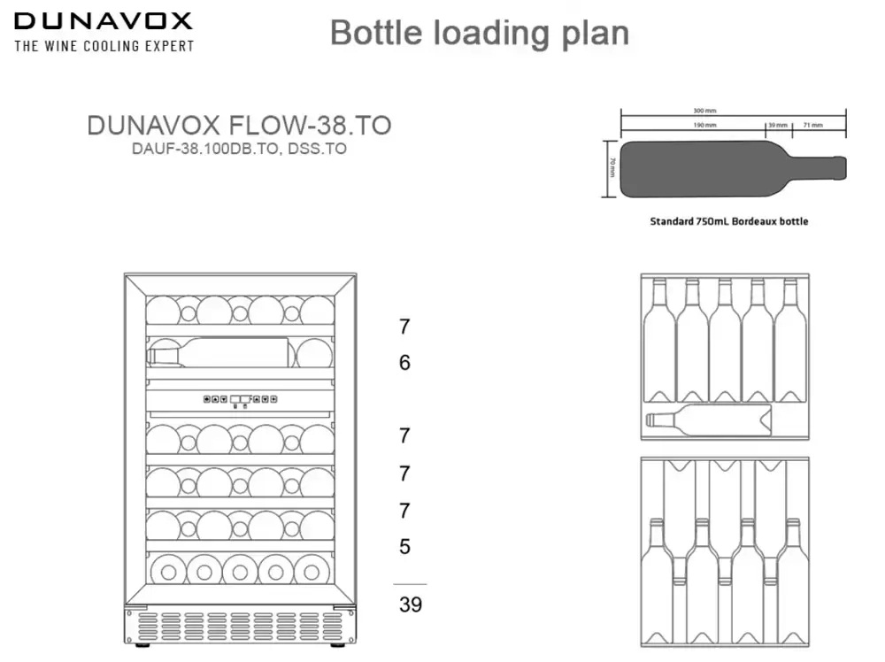 Винный холодильник Dunavox DAUF-38.100DSS.TO фото 3 в Ростове-на-Дону