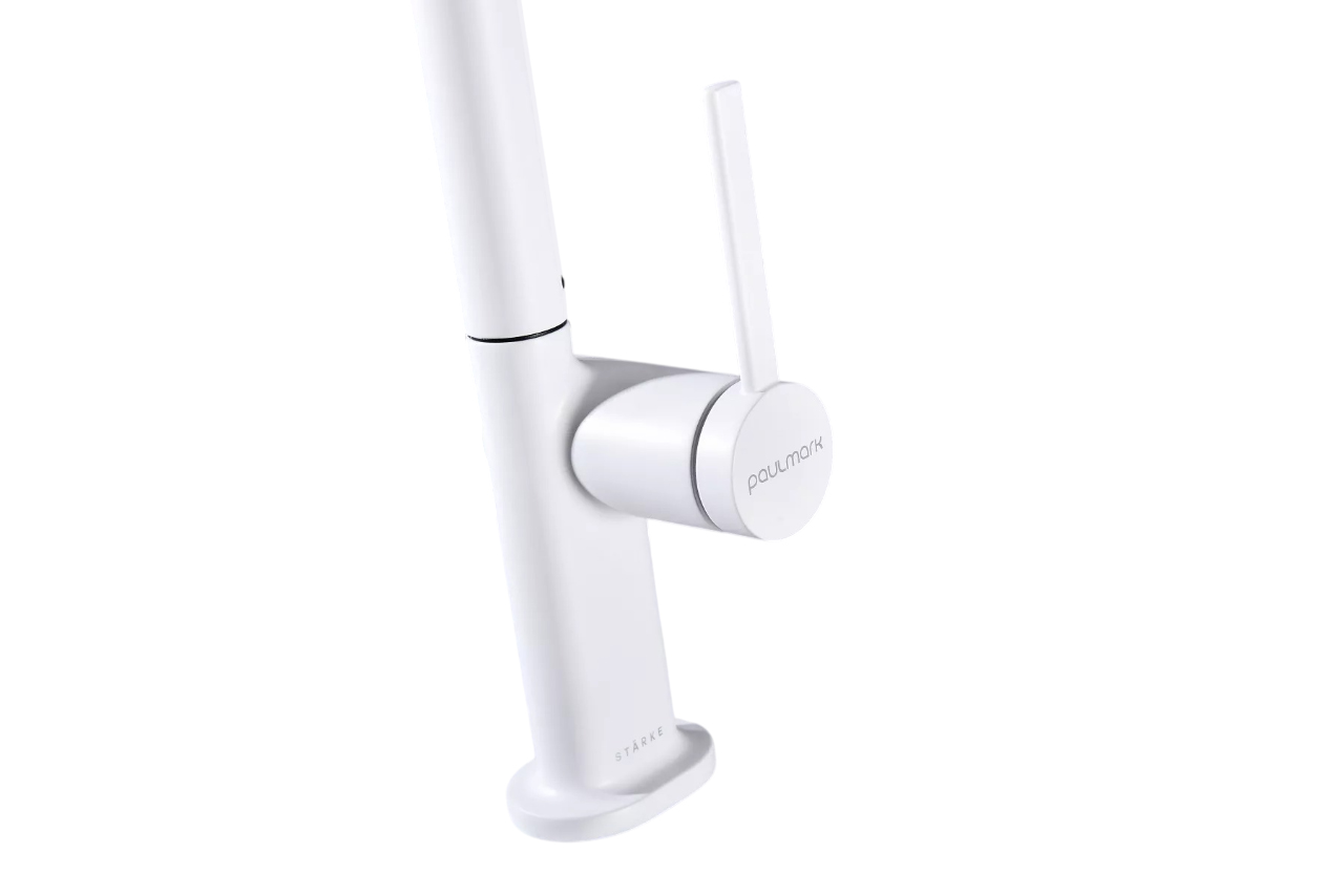 Смеситель Paulmark NEO Ne214419-WH белый матовый фото 2 в Ростове-на-Дону