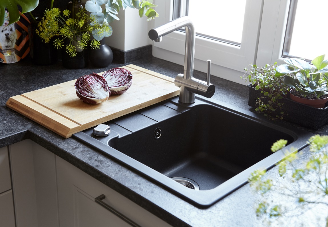 Мойка SCHOCK  Formhaus 45 D  Cristalite неро фото 2 в Ростове-на-Дону