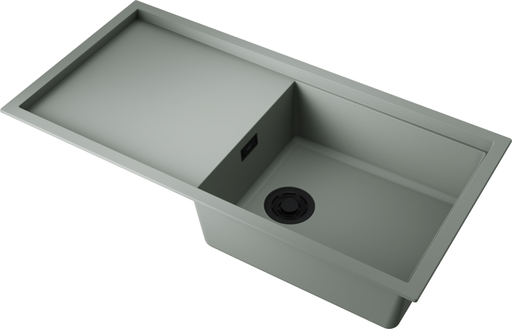 Кухонная мойка OMOIKIRI Sintesi 100-WG Artceramic/wind green фото 2 в Ростове-на-Дону