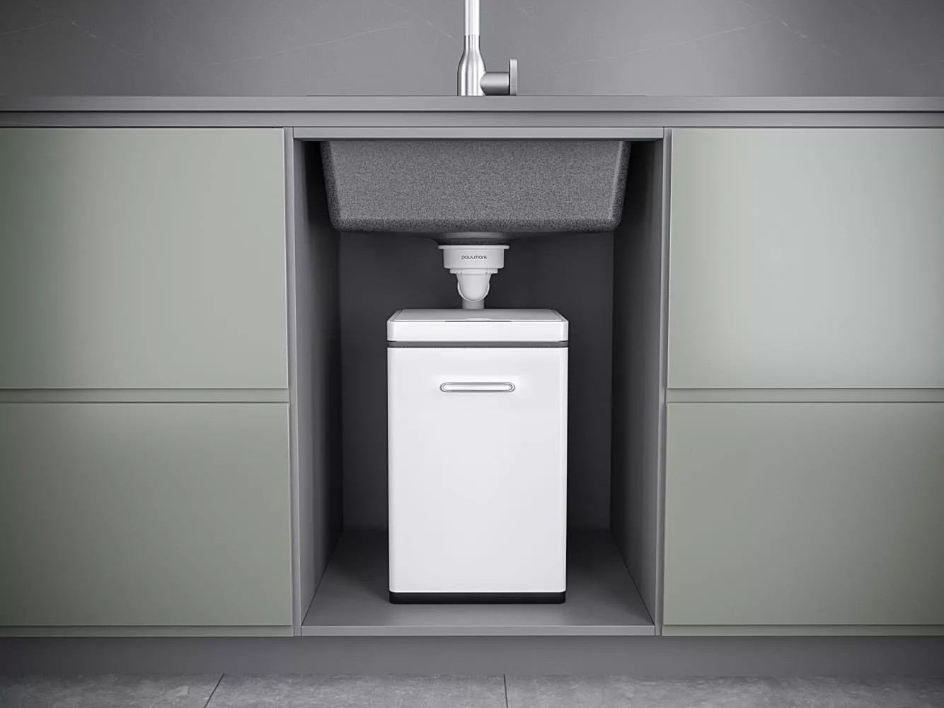 Мойка Paulmark STEPIA 80 PM117551-WH белый фото 8 в Ростове-на-Дону