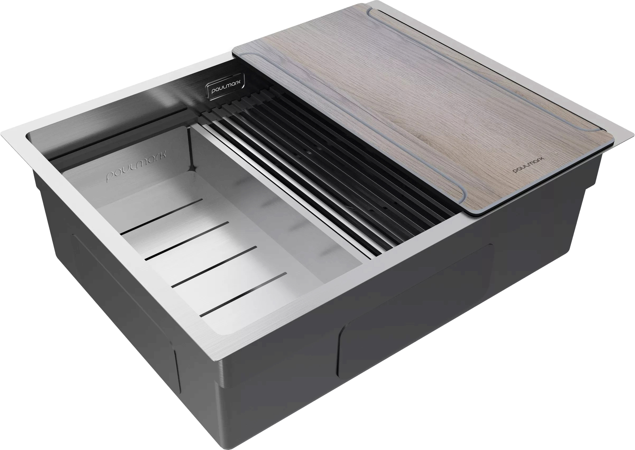Мойка Paulmark NEXT-MULTI SINK 58 UNI PM785845-BS брашированная нерж.сталь фото 2 в Ростове-на-Дону Мойка Paulmark NEXT-MULTI SINK 58 UNI PM785845-BS брашированная нерж.сталь фото 2 в Ростове-на-Дону