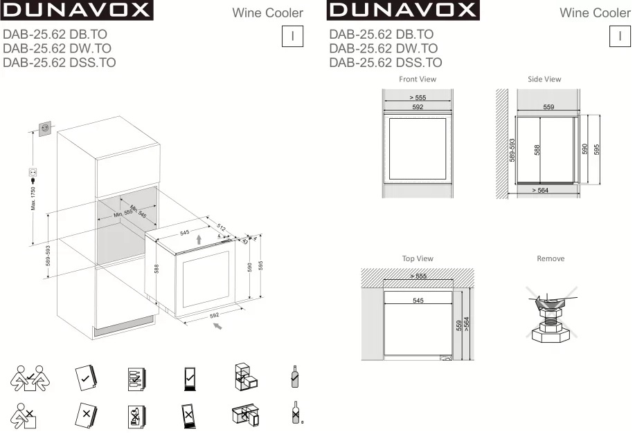 Винный холодильник Dunavox DAB-25.62DSS.TO фото 3 в Ростове-на-Дону