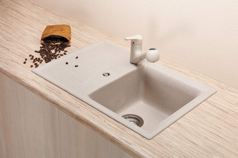 Мойка SCHOCK  Genius 45D Small  Cristalite мокка фото 2 в Ростове-на-Дону