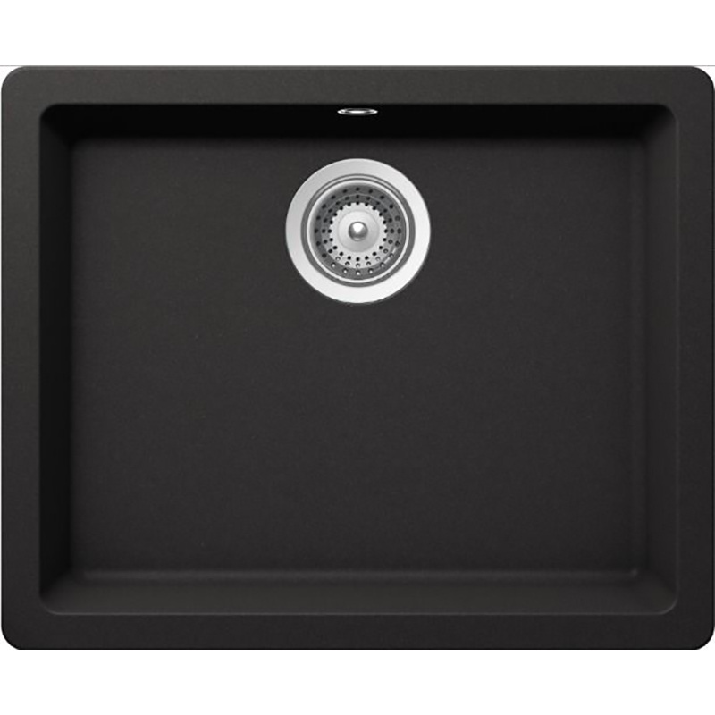Мойка SCHOCK  Quadro 60 (N-100) Cristalite 550x430(подстольный монтаж) неро фото 1 в Ростове-на-Дону