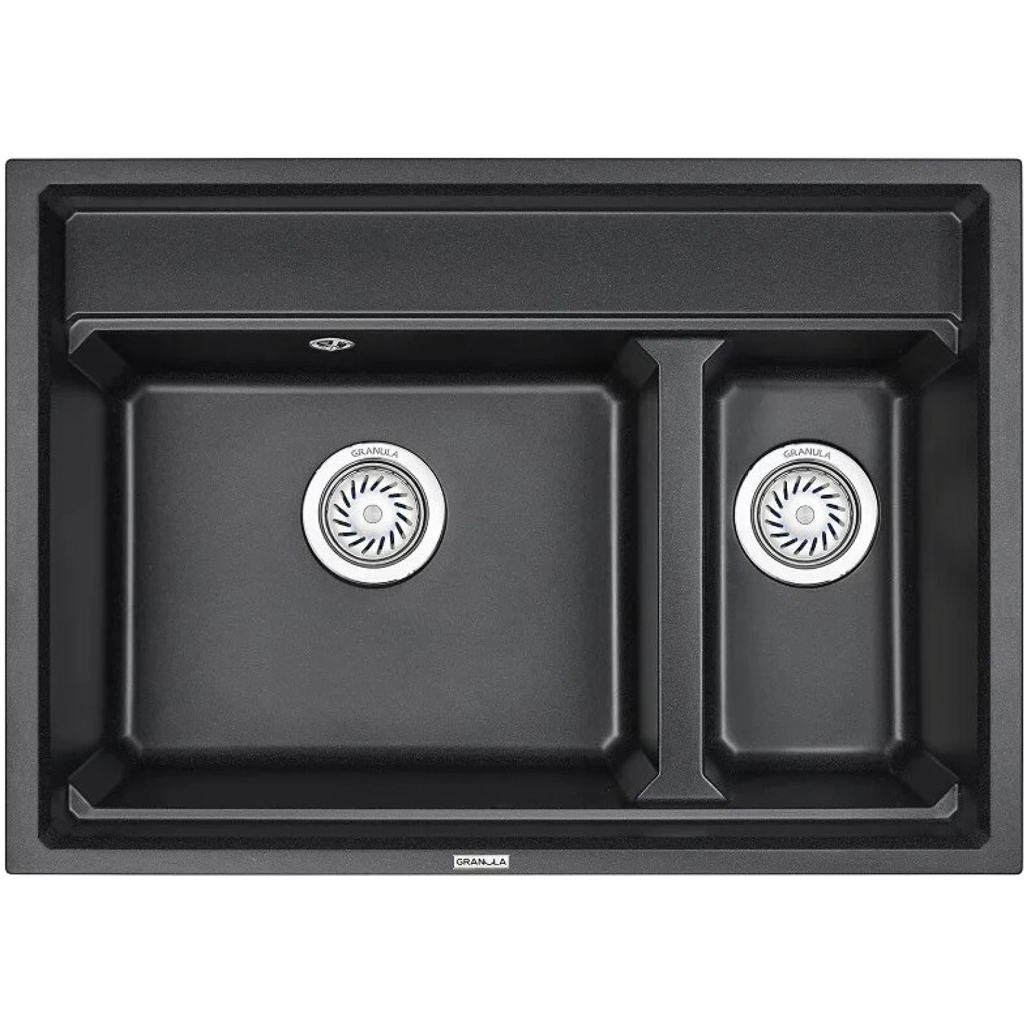 Мойка GRANULA Kitchen Space 7302, ЧЁРНЫЙ фото 1 в Ростове-на-Дону