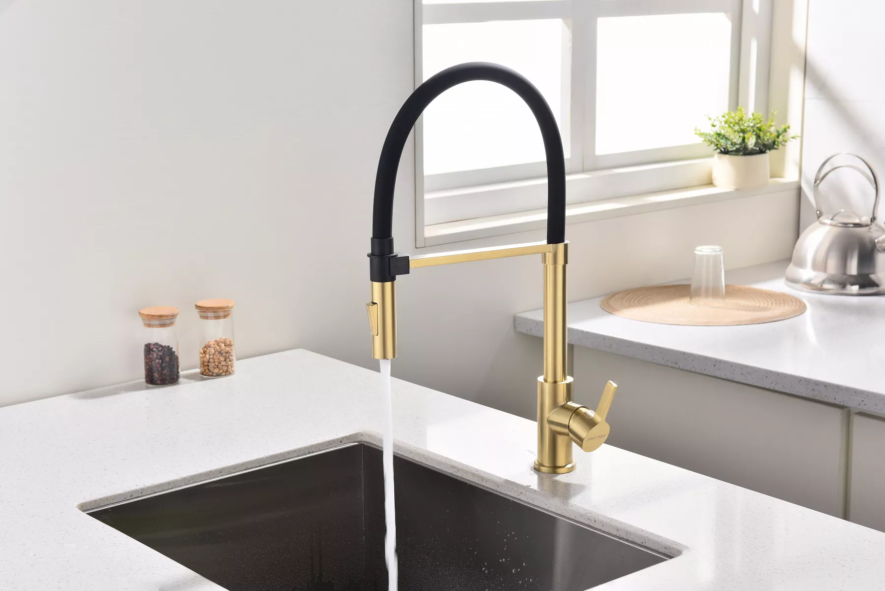 Смеситель Paulmark HALT Ha214021-LG светлое золото фото 3 в Ростове-на-Дону Смеситель Paulmark HALT Ha214021-LG светлое золото фото 3 в Ростове-на-Дону