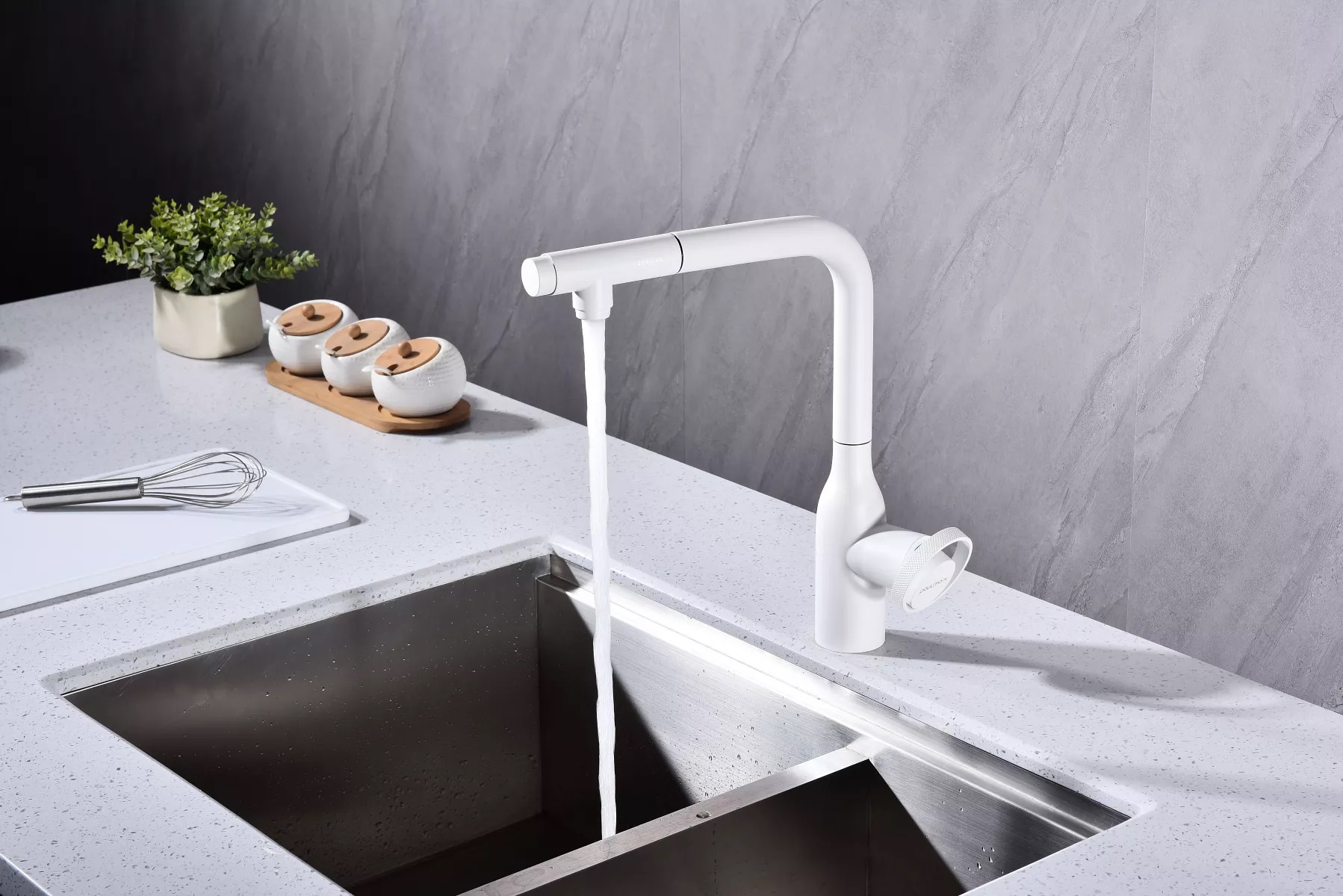 Смеситель Paulmark URBAN Ur213104-WH белый матовый фото 5 в Ростове-на-Дону Смеситель Paulmark URBAN Ur213104-WH белый матовый фото 5 в Ростове-на-Дону