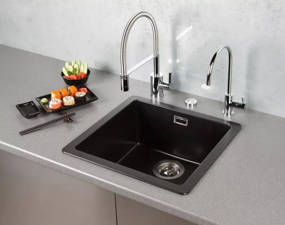 Мойка SCHOCK  Soho 50 (N-100S) Cristadur 450x430 пуро фото 3 в Ростове-на-Дону