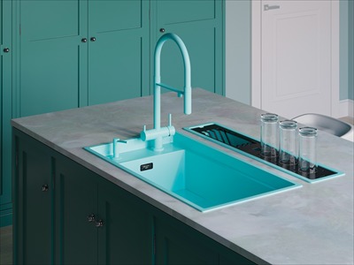 Мойка Kinaru PRO 86-U/I-AZ Artceramic/Azur blue(арт.4993028) фото 2 в Ростове-на-Дону Мойка Kinaru PRO 86-U/I-AZ Artceramic/Azur blue(арт.4993028) фото 2 в Ростове-на-Дону